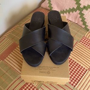 Vegan sandals by Good Guys! Like new!